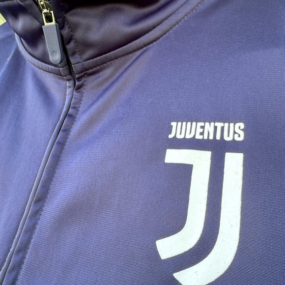 Men's Navy Juventus Zip-Up Jacket - Picture 1 of 4